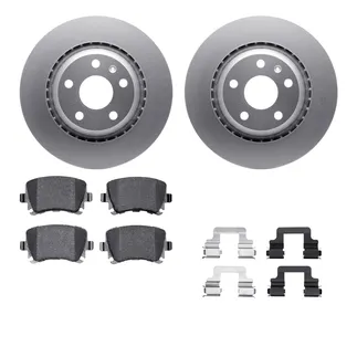 R1 Concepts WDUH1-73136 Carbon Series Brake Rotors W/ 5000 Oep Brake Pads & Hdw